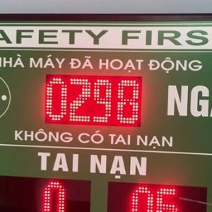 bàng led hiển thị thông tin an toàn lao động